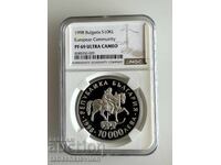 10000 Leva 1998 Rhyton NGC PF 69