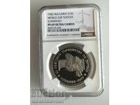 10 лева 1982 г. Сомбреро NGC PF 69