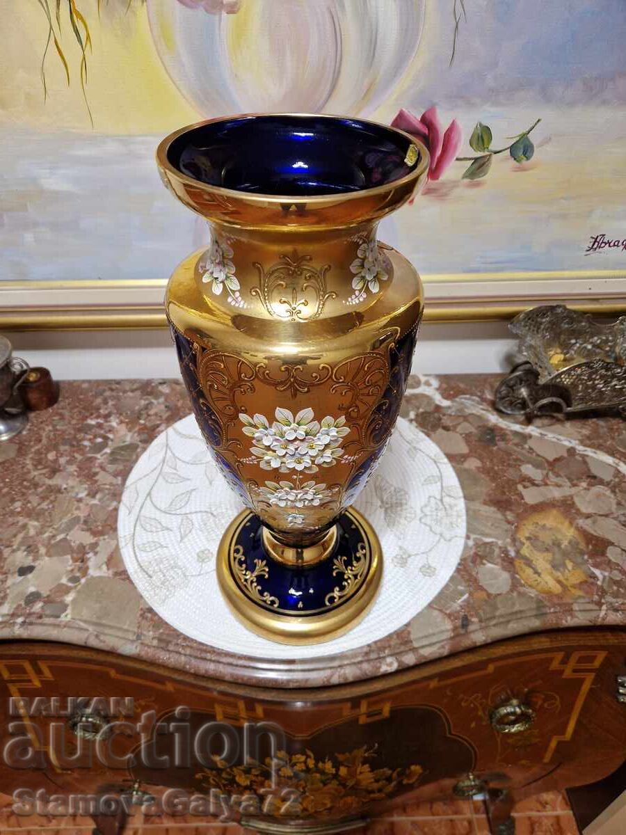 Top - Vază mare unică din cristal ceh Bohemia cu preț € 444.00 | 868.39 BGN