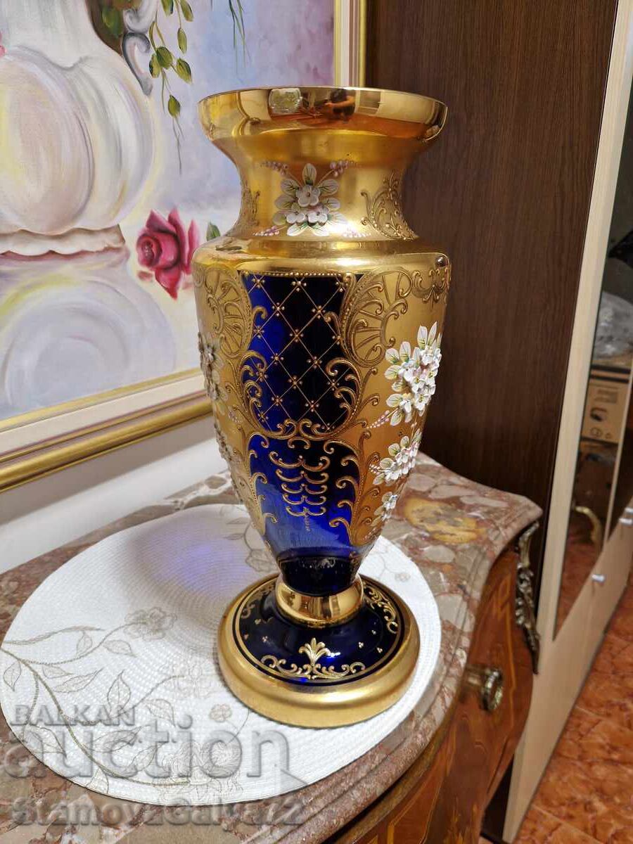 Livrarea Top - Vază mare unică din cristal ceh Bohemia