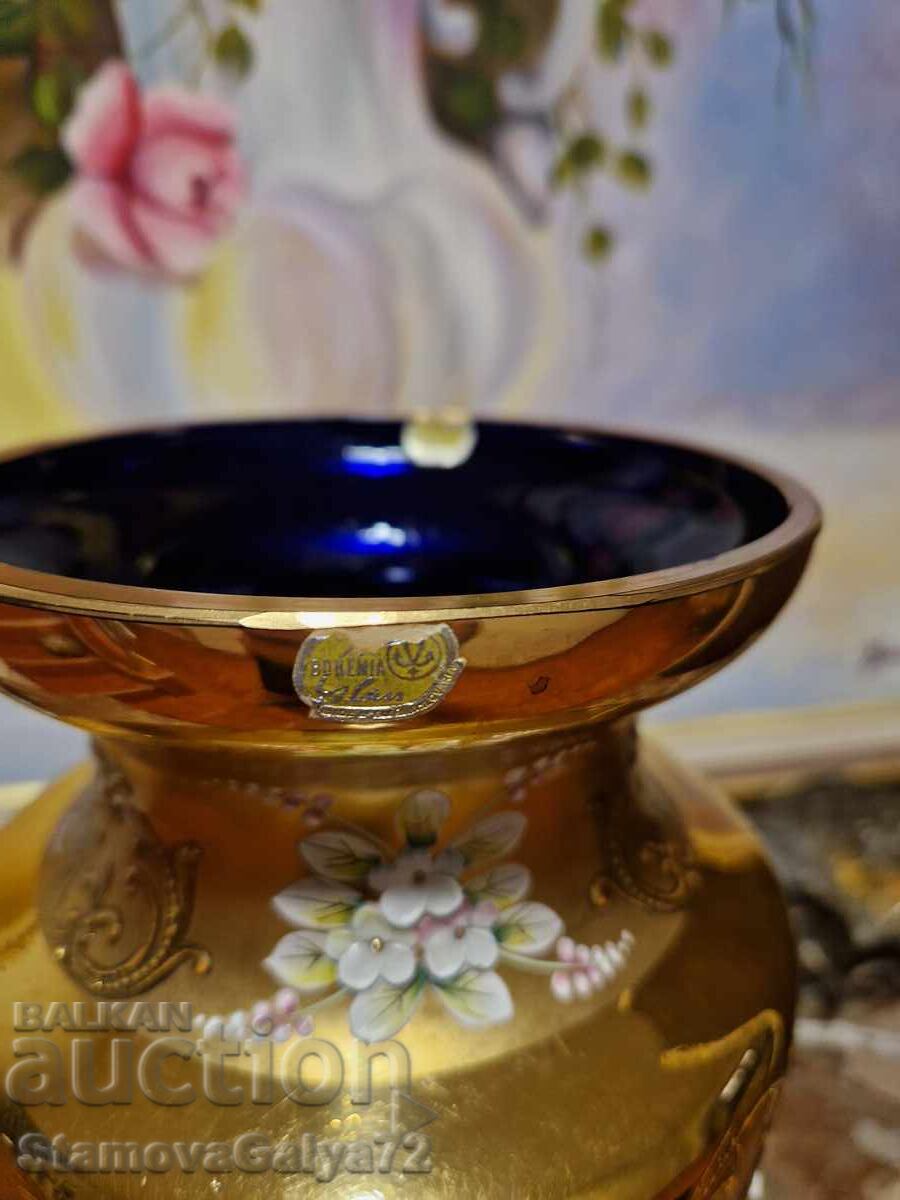 Top - Vază mare unică din cristal ceh Bohemia - 7
