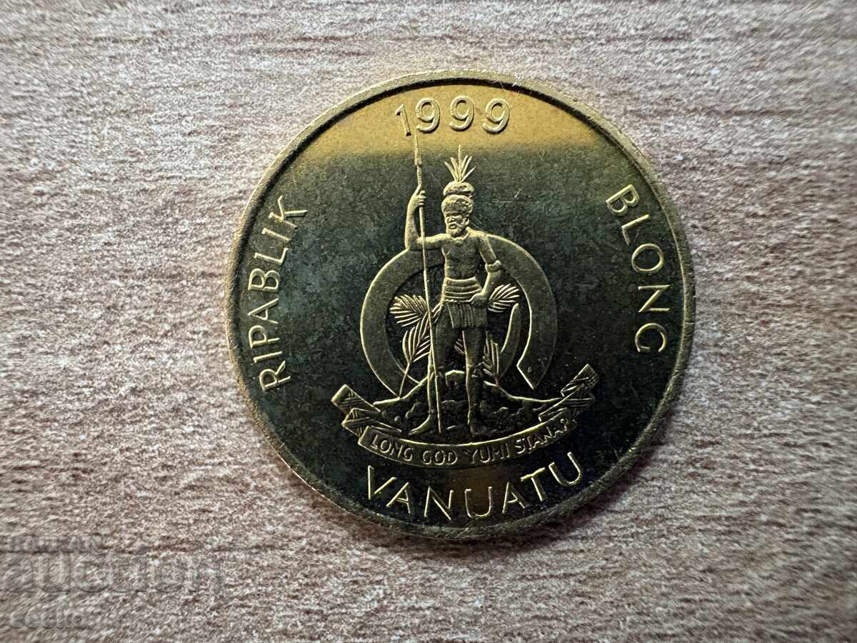 Vanuatu - 5 vatu (1999) cu preț € 1.10 | 2.15 BGN