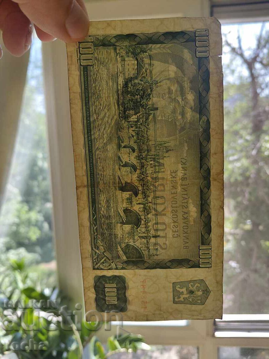 Licitație 100 coroane, sto korun 1961