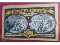 Bancnota-Germania-Saxonia-Freiberg-50 pfennig 1921