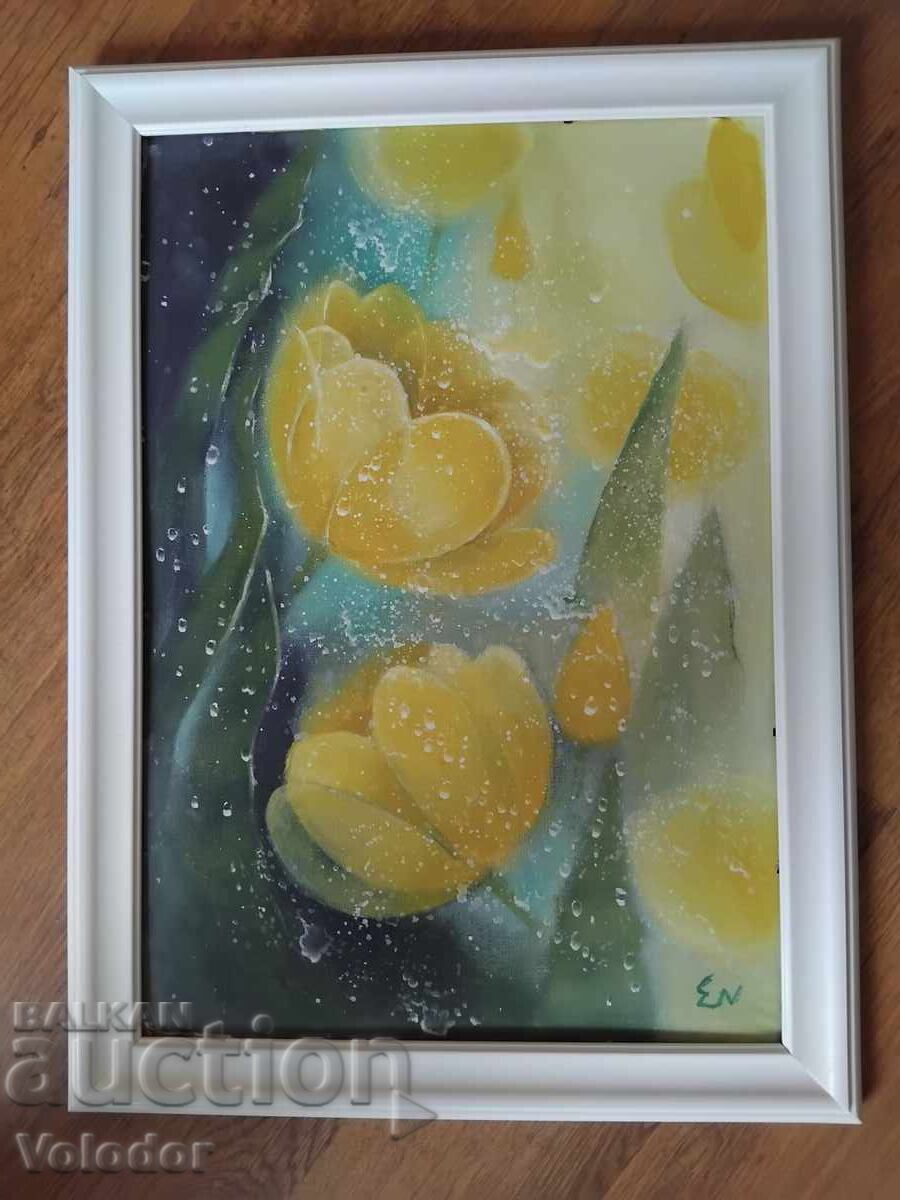Licitație Elka Naydenov (1933-2016) "Lalele galbene" Licitație Elka Naydenov (1933-2016) "Lalele galbene"