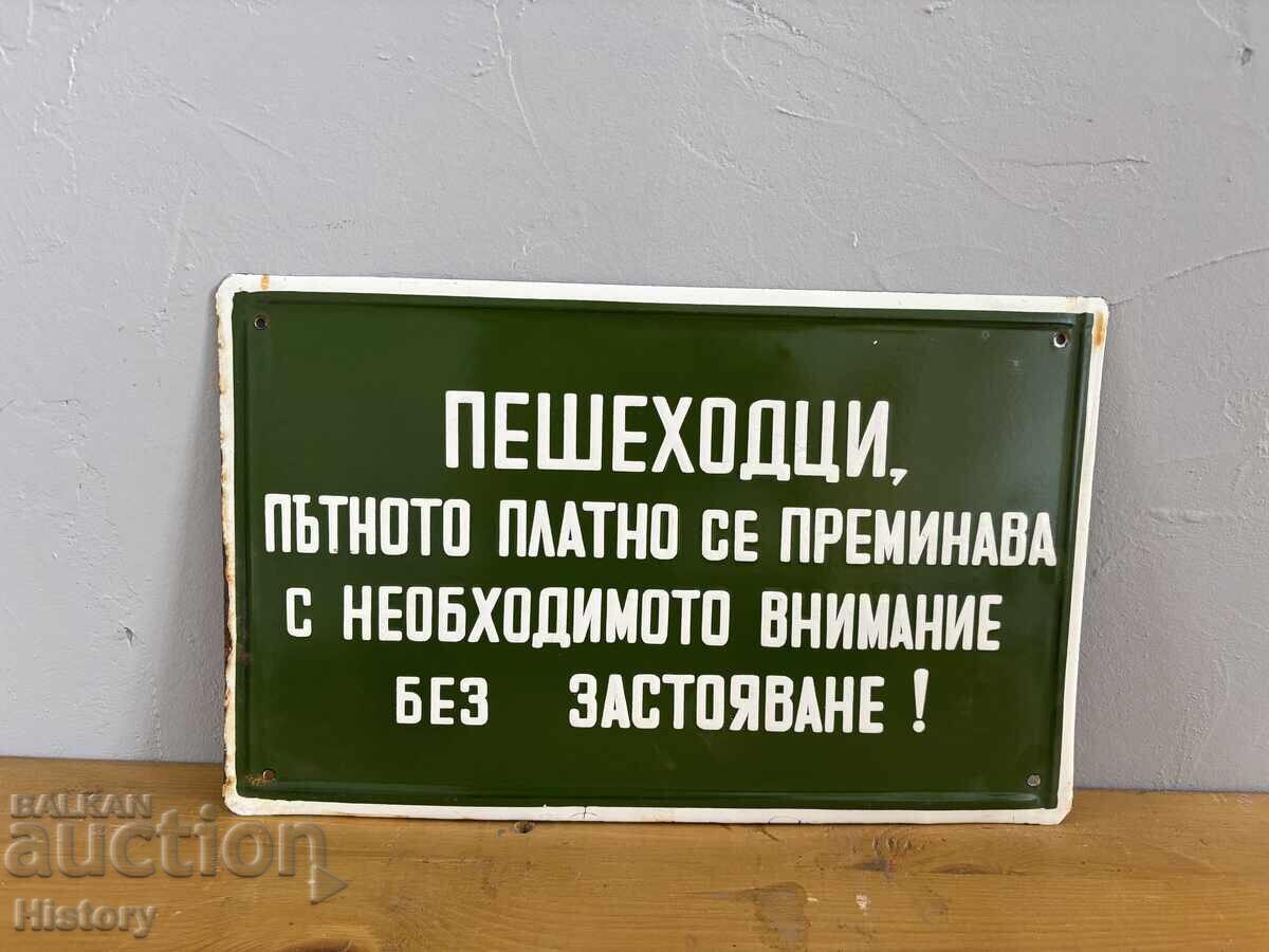 Placa emailata