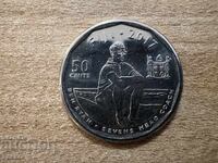 Fiji - 50 cenți (2017) - Fiji, campioană la rugby a