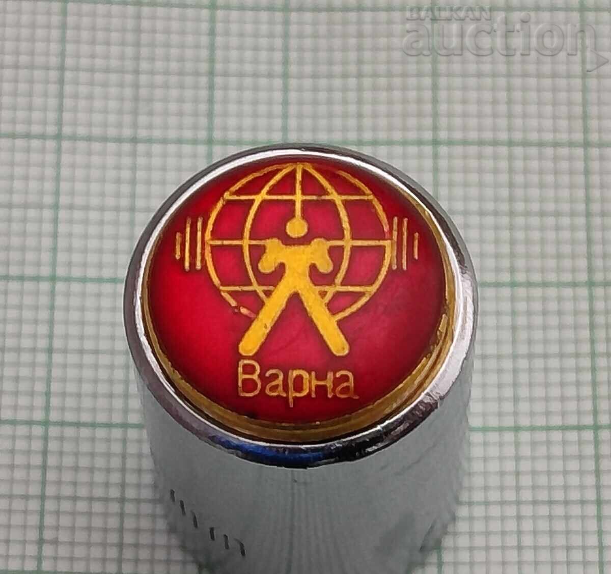 WEIGHTLIFTING VARNA BADGE