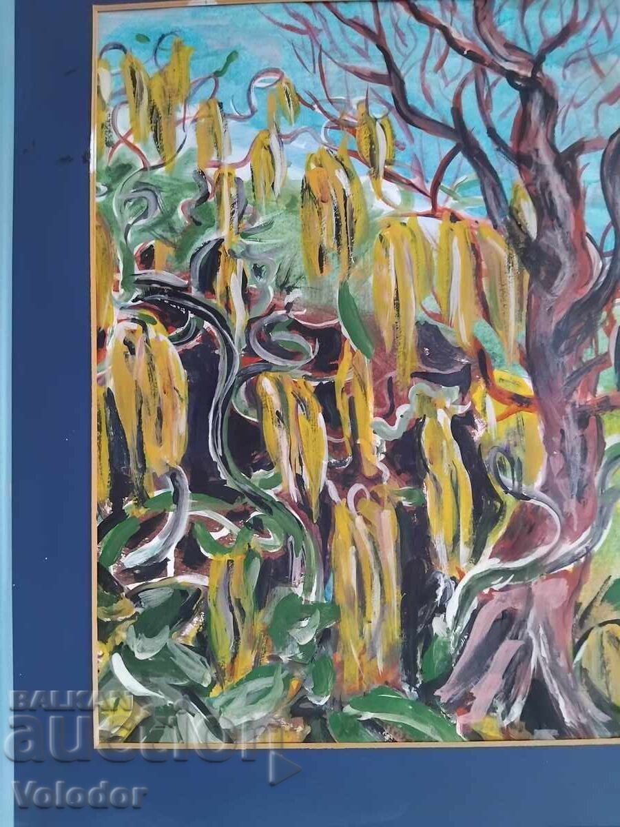 Hristo Todorov (1935-2015) "Expresie" 1980 cu preț € 550.00 | 1075.71 BGN Hristo Todorov (1935-2015) "Expresie" 1980 cu preț € 550.00 | 1075.71 BGN