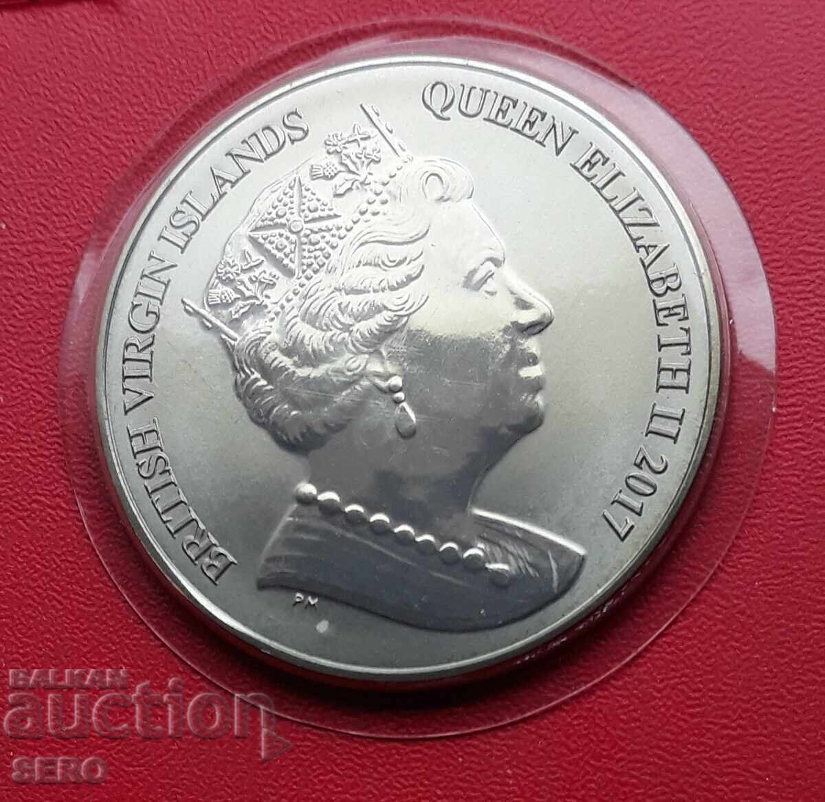 Insulele Virgine Britanice - 5 dolari 2017 - tiraj 7500 buc cu preț € 49.00 | 95.84 BGN