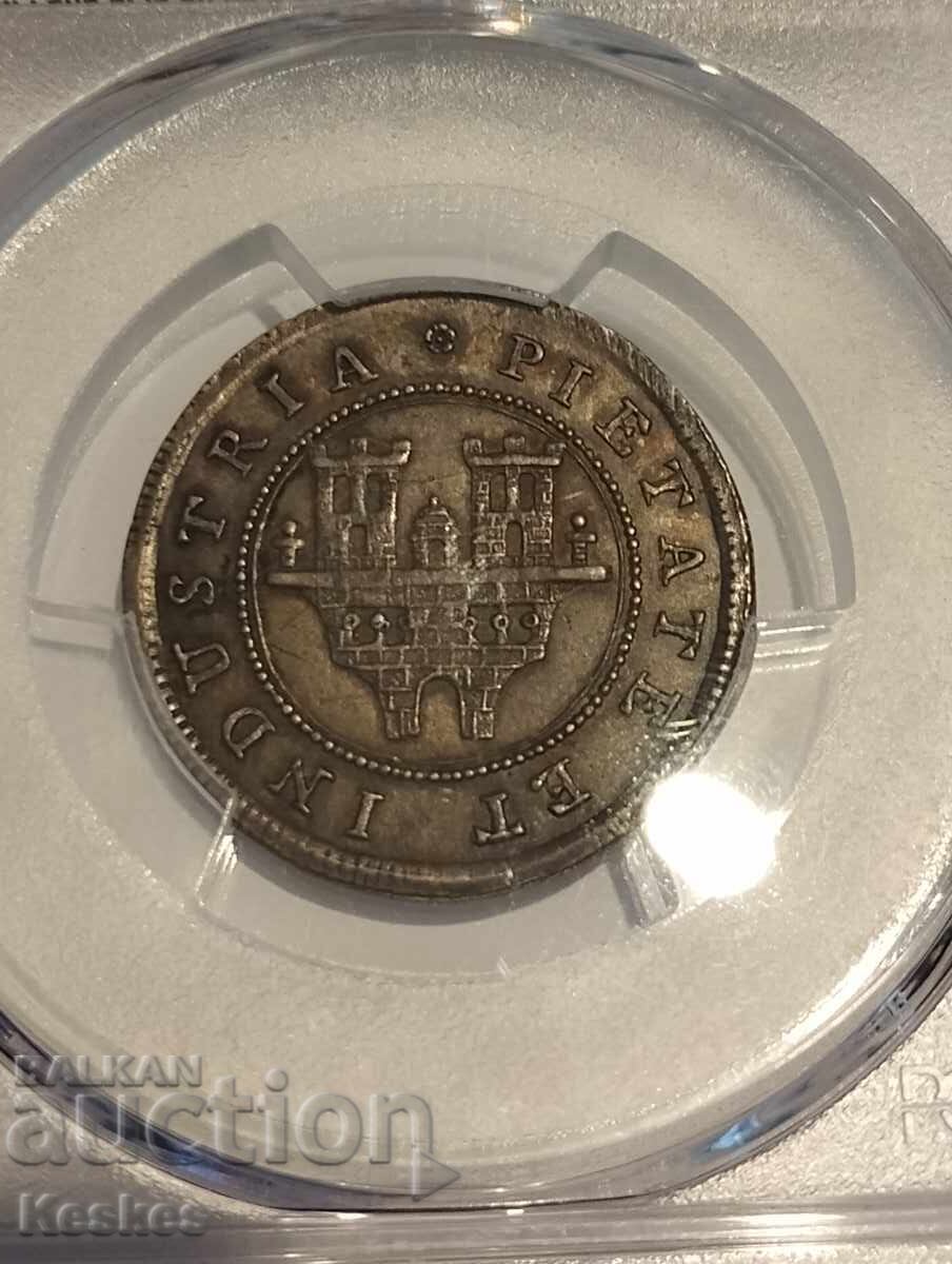 Γερμανία Βαυαρία Ρότενμπουργκ 1792 SP63 με τιμή € 450.00 | 880.13 BGN