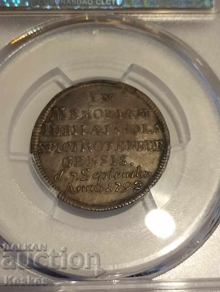 Γερμανία Βαυαρία Ρότενμπουργκ 1792 SP63 - 6