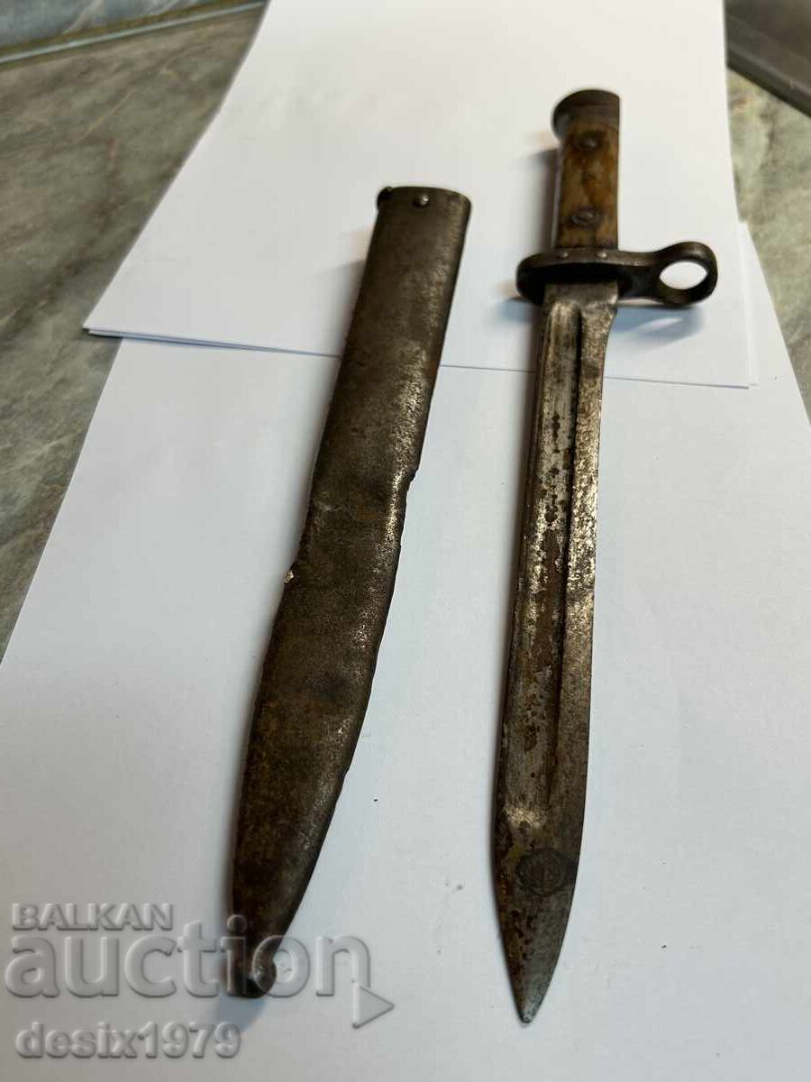 Рядък щик SOLINGEN - заточван с подбиена кания - 5