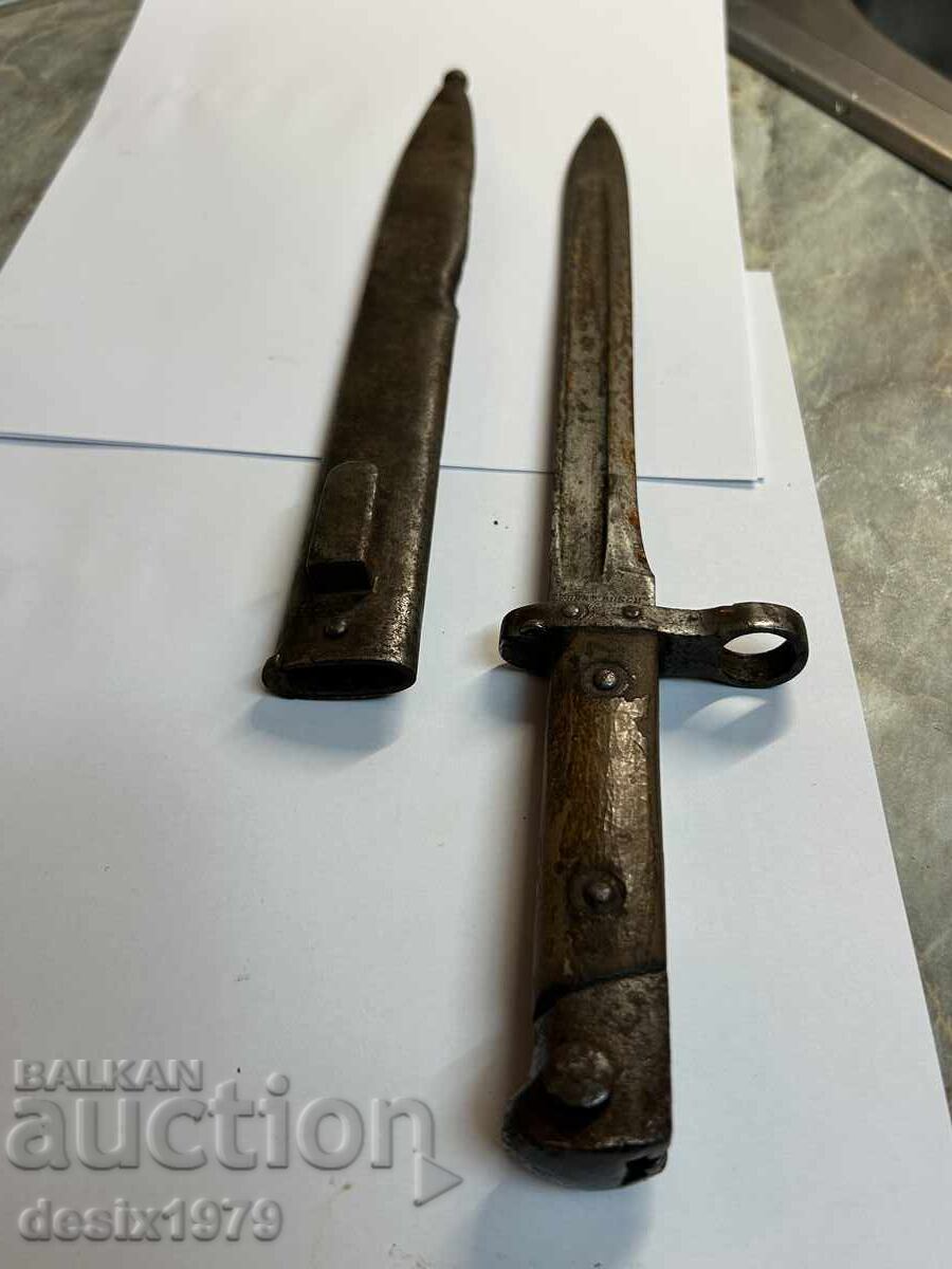 Рядък щик SOLINGEN - заточван с подбиена кания - 6