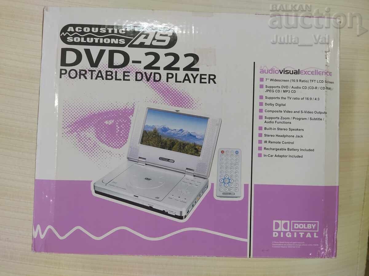 Livrarea DVD player portabil nou-nouț - Preț de pornire de la 0,01 cenți