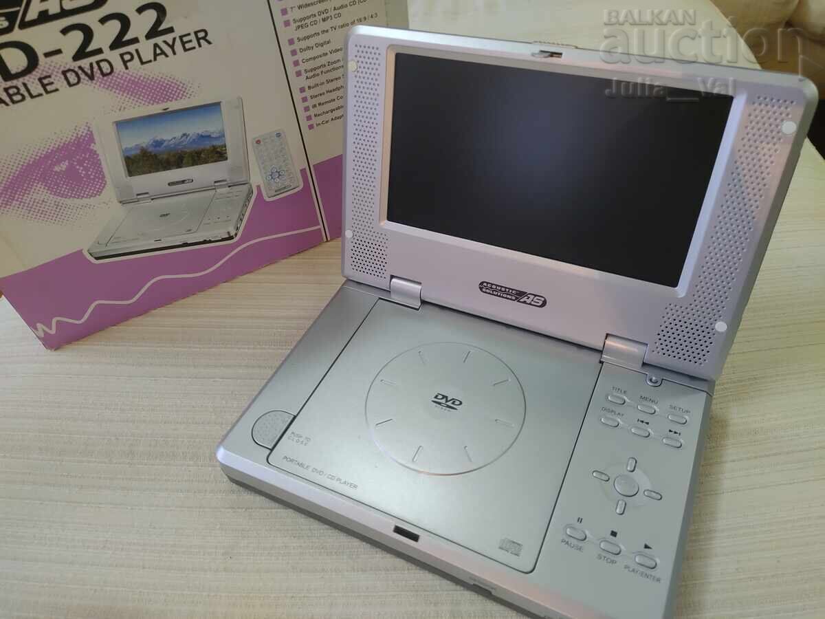 DVD player portabil nou-nouț - Preț de pornire de la 0,01 cenți