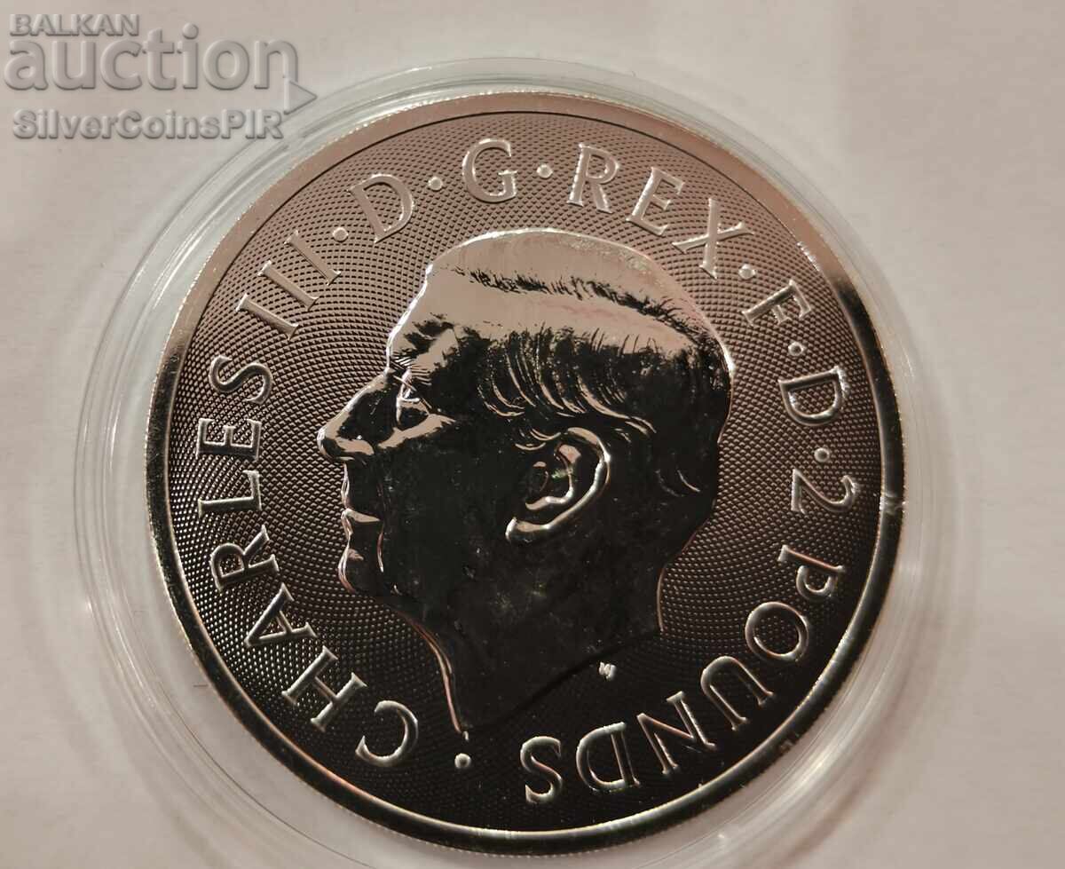 Licitație Argint 1 oz Conte Dracula 2025 Marea Britanie