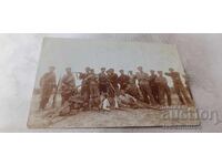 Fotografie Ofițeri și soldați 1918 P. R. B