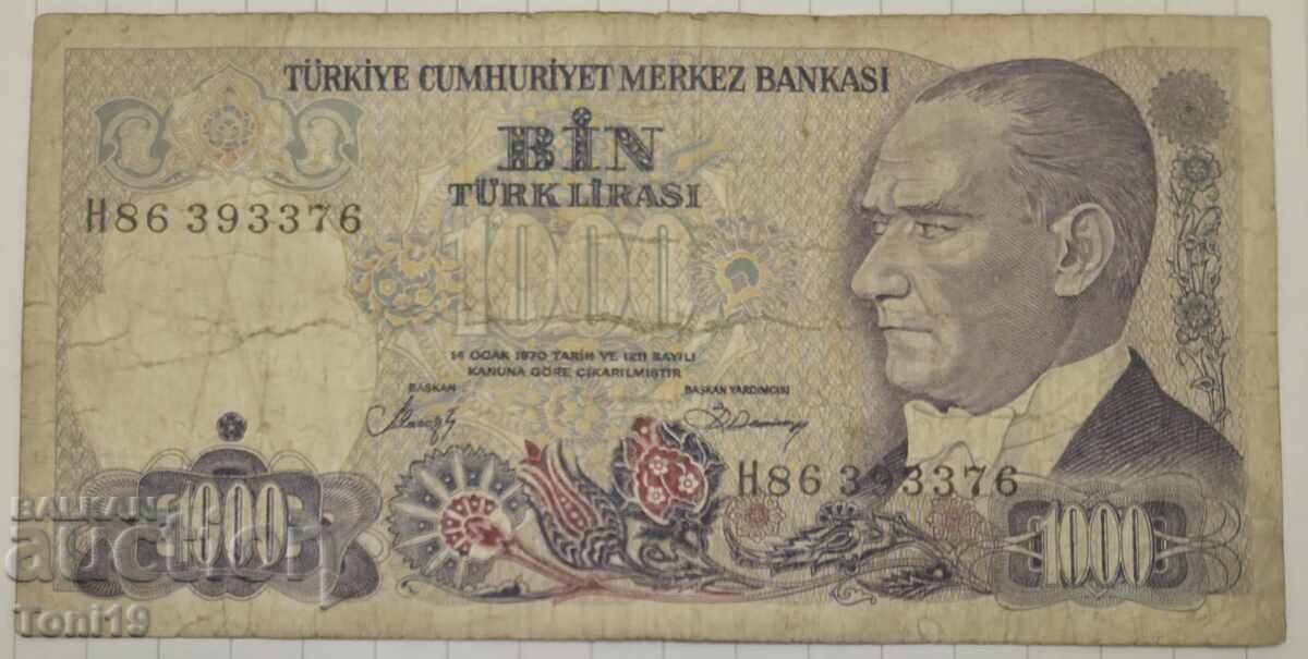 1000 lire turcești