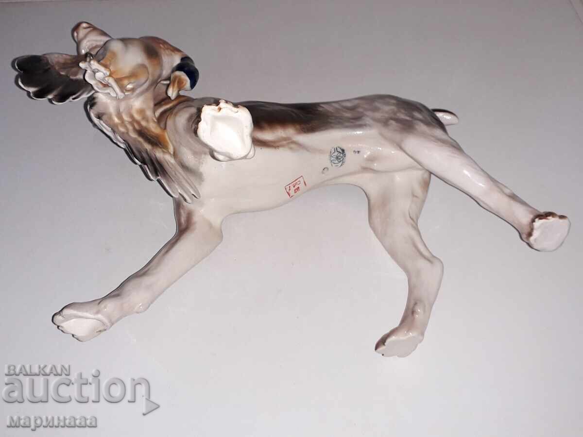 VERY LARGE FIGURINE. PORCELAIN - 5