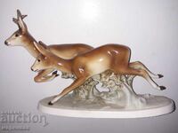 ANTIQUE SOLID FIGURINE. PORCELAIN. GERMANY