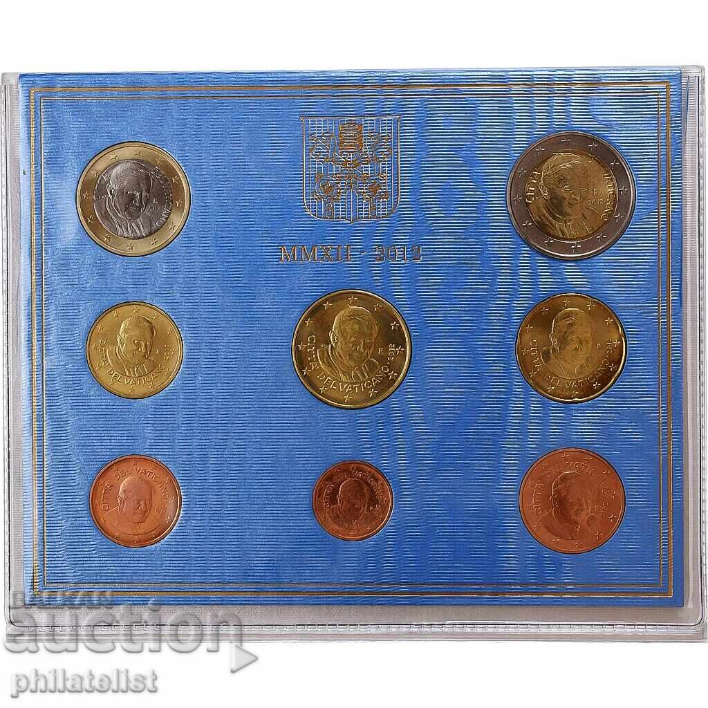 Vatican 2012 - set complet de la 1 cent la 2 euro BU cu preț € 63.00 | 123.22 BGN