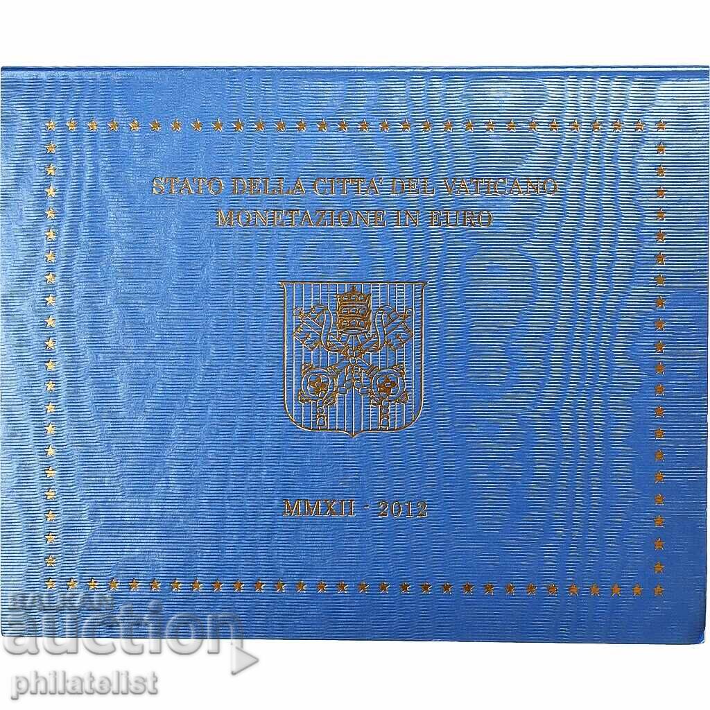 Vatican 2012 - set complet de la 1 cent la 2 euro BU
