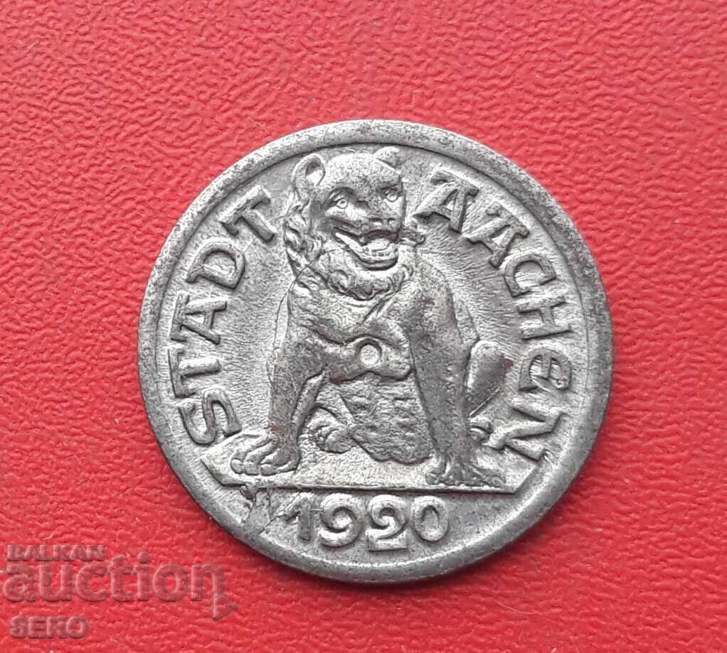 Germania-S.Rhine-Westfalia-Aachen-10 pfennig 1920-ext. conservat cu preț € 3.00 | 5.87 BGN