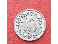 Germania-S.Rhine-Westfalia-Aachen-10 pfennig 1920-ext. conservat