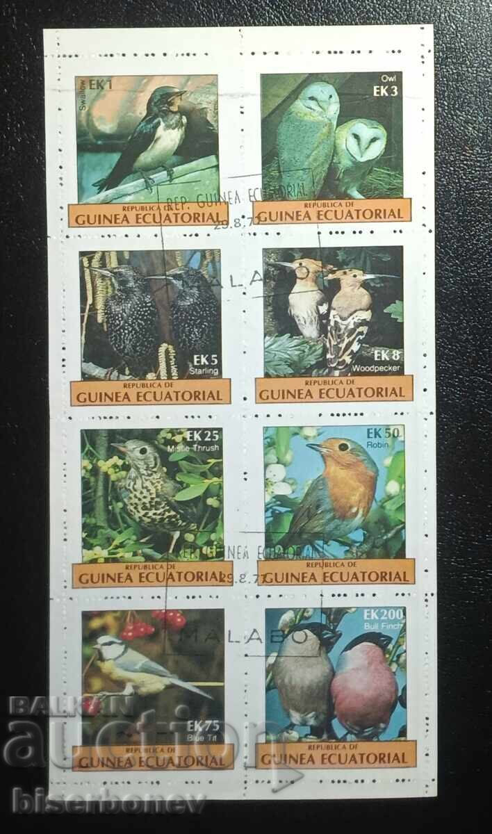 Guineea Ecuatorială, blocuri cu gumă originală
