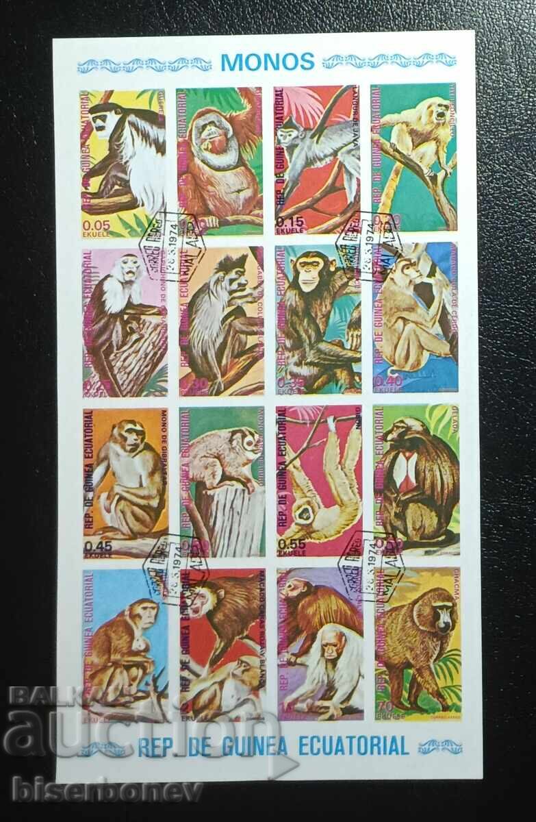 Guineea Ecuatorială, blocuri cu gumă originală Guineea Ecuatorială, blocuri cu gumă originală