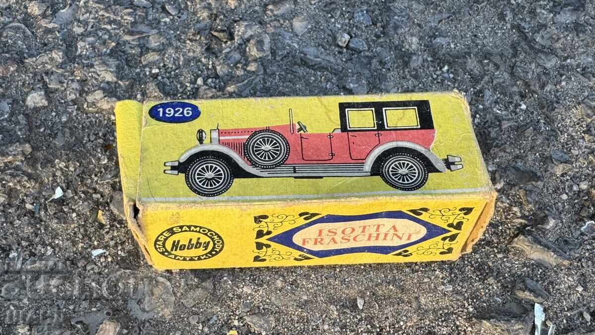 Licitație ESTETICĂ ISOTTA FRASCHINI 1926 Cutie pentru mașinuță de jucărie