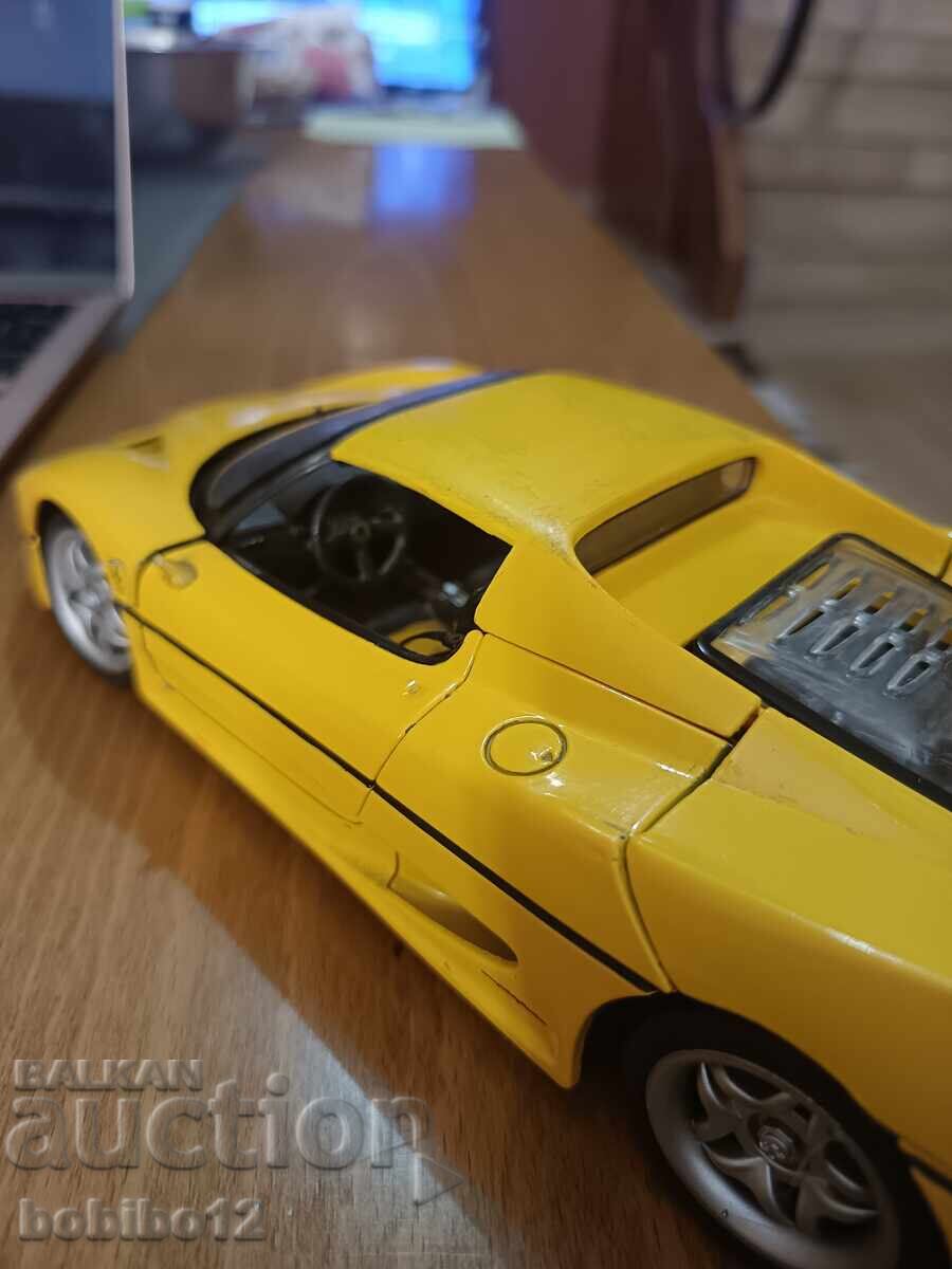 Livrarea Mașinuță Vintage Maisto 1:18 Ferrari F50 galbenă Livrarea Mașinuță Vintage Maisto 1:18 Ferrari F50 galbenă