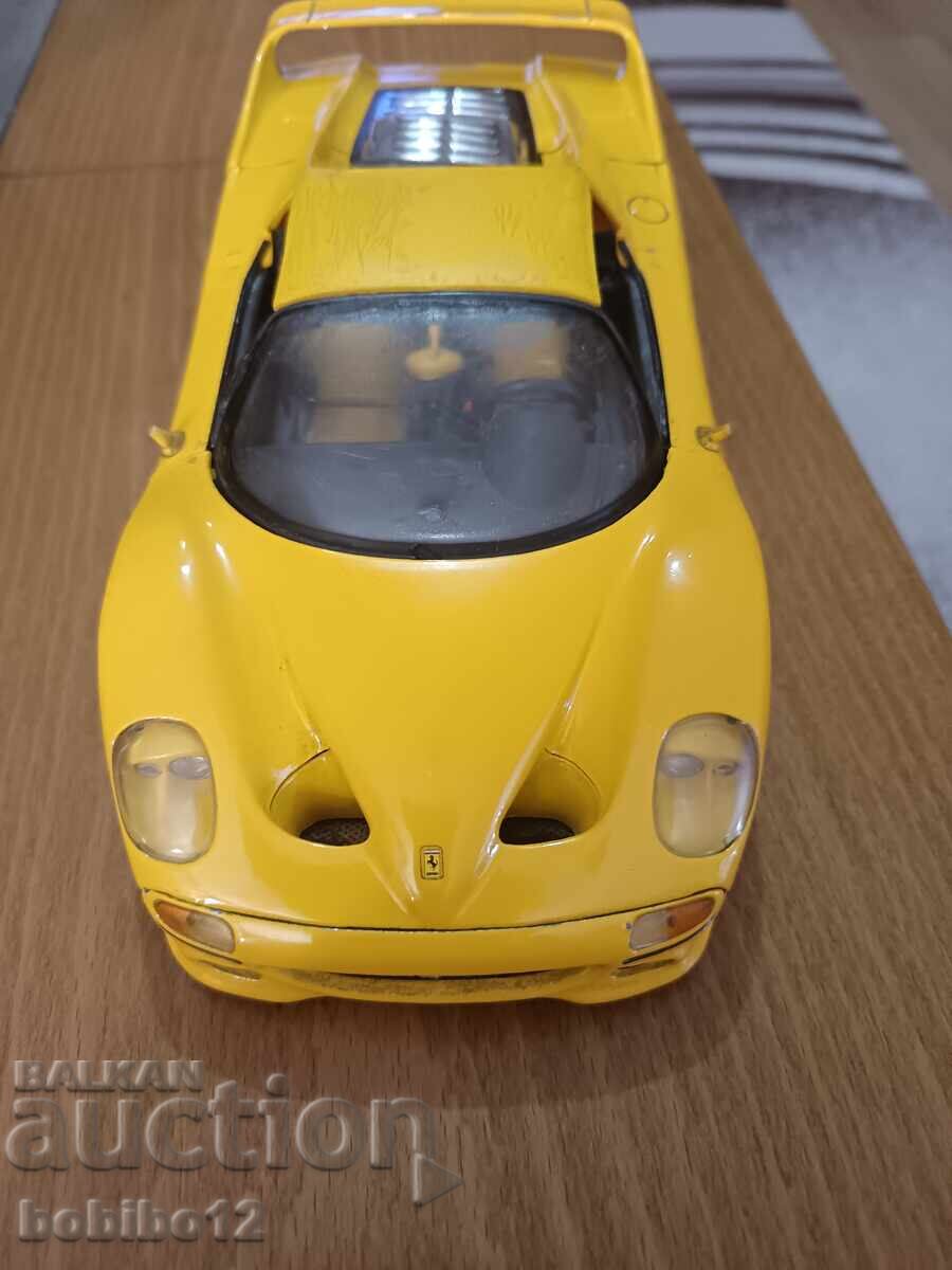 Mașinuță Vintage Maisto 1:18 Ferrari F50 galbenă - 5 Mașinuță Vintage Maisto 1:18 Ferrari F50 galbenă - 5