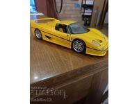 Mașinuță Vintage Maisto 1:18 Ferrari F50 galbenă