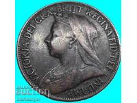 Marea Britanie 1 farthing 1900 Victoria