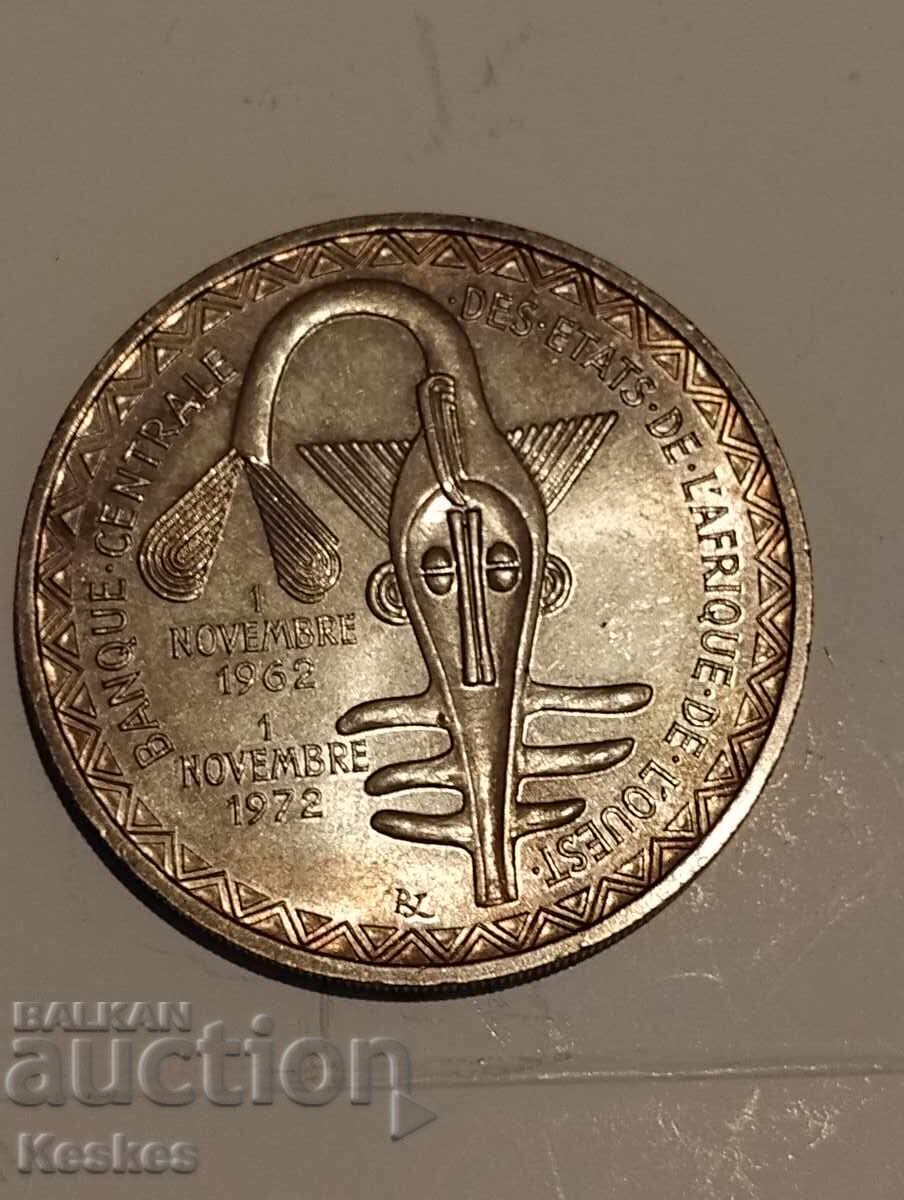 Statele Africii de Vest 1972 500 franci