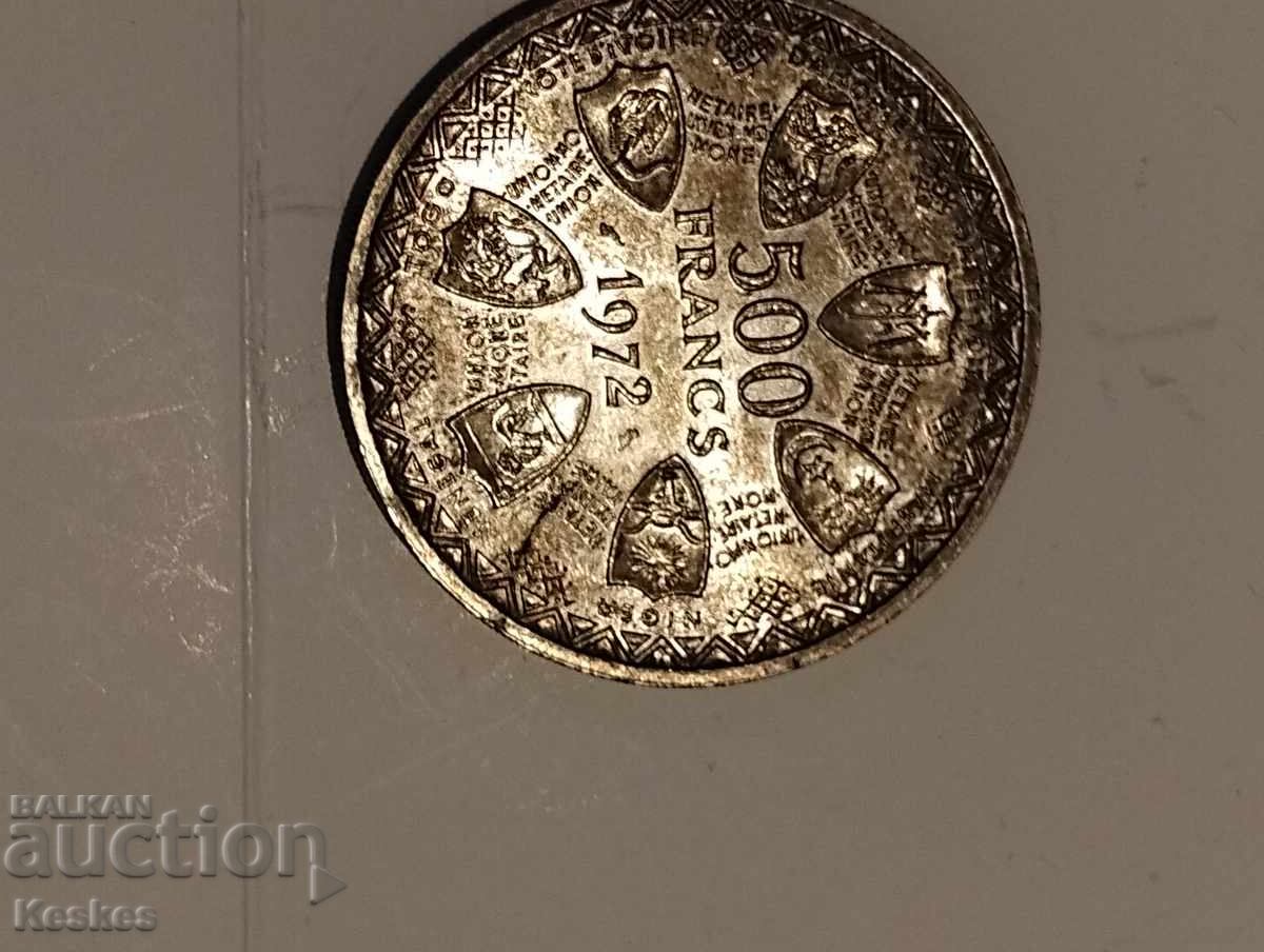 Statele Africii de Vest 1972 500 franci - 6
