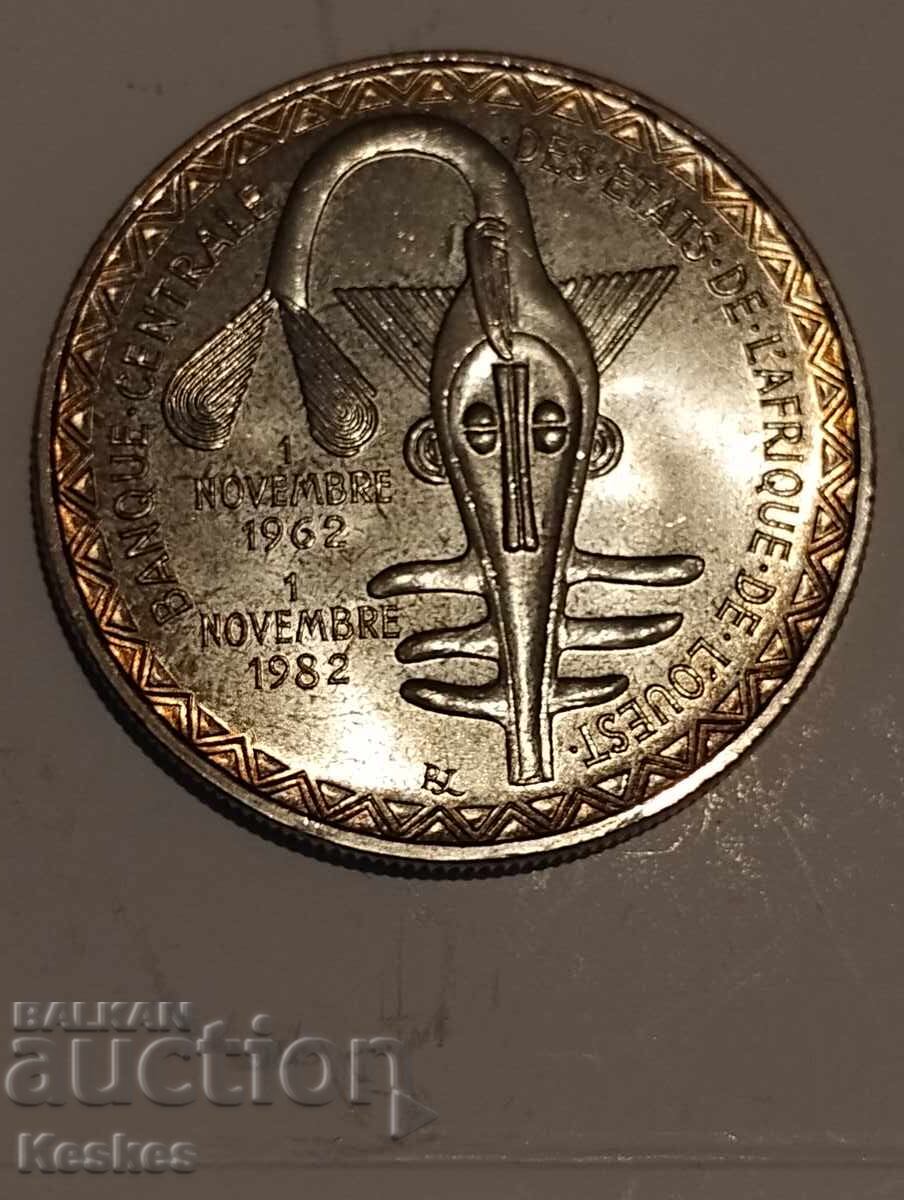 Statele Africii de Vest 1982 5000 franci Statele Africii de Vest 1982 5000 franci