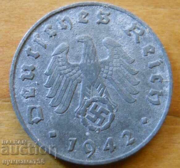 1 Pfennig 1942 - Germany (B) /c with price € 1.00 | 1.96 BGN