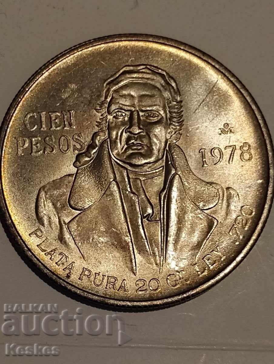 Mexic 100 pesos 1978
