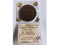 Vatican 4 soldi 1868