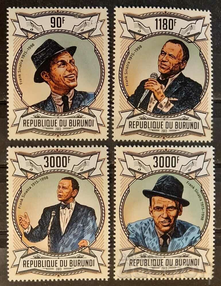 Burundi 2013 Personalități/Muzică/Frank Sinatra 7,25 € MNH Burundi 2013 Personalități/Muzică/Frank Sinatra 7,25 € MNH