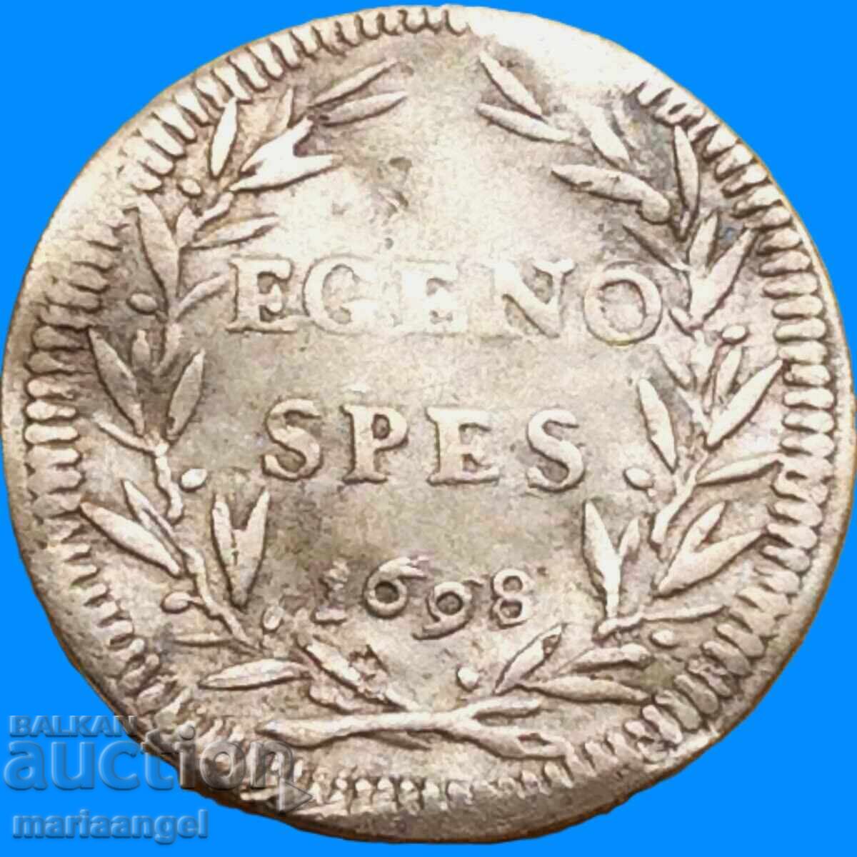 Βατικανό Γκρόσο 1698 Ιννοκέντιος XII ασήμι - 6