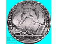 Taler 1794 Tallero Veneția 27.89g doge Ludovico Manin - scump