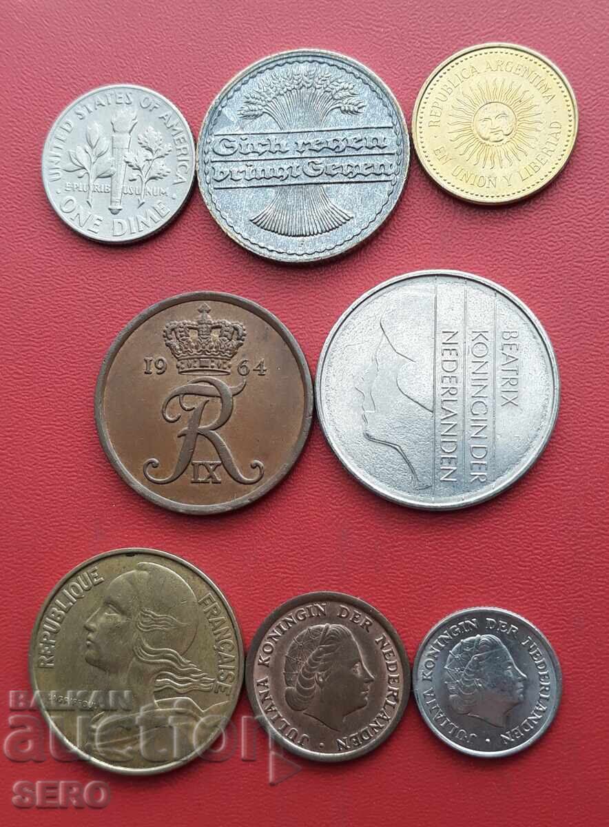 Смесен лот от 8 монети с цена € 0.51 | 1.00 лв.