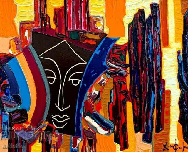 Dimitar Kirov, compoziție picturală - "Teologul" - 5