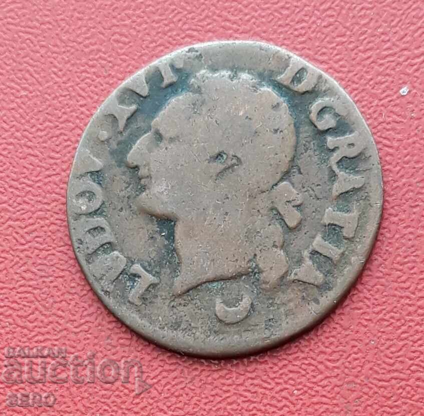 Franța-Ludovic al XVI-lea-liard 1782-rar Franța-Ludovic al XVI-lea-liard 1782-rar