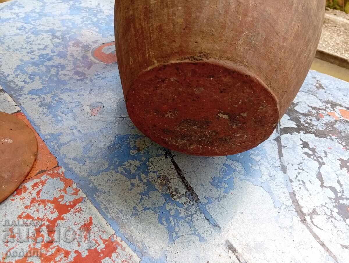 Παλιό πιθάρι με καπάκι - 6 Παλιό πιθάρι με καπάκι - 6