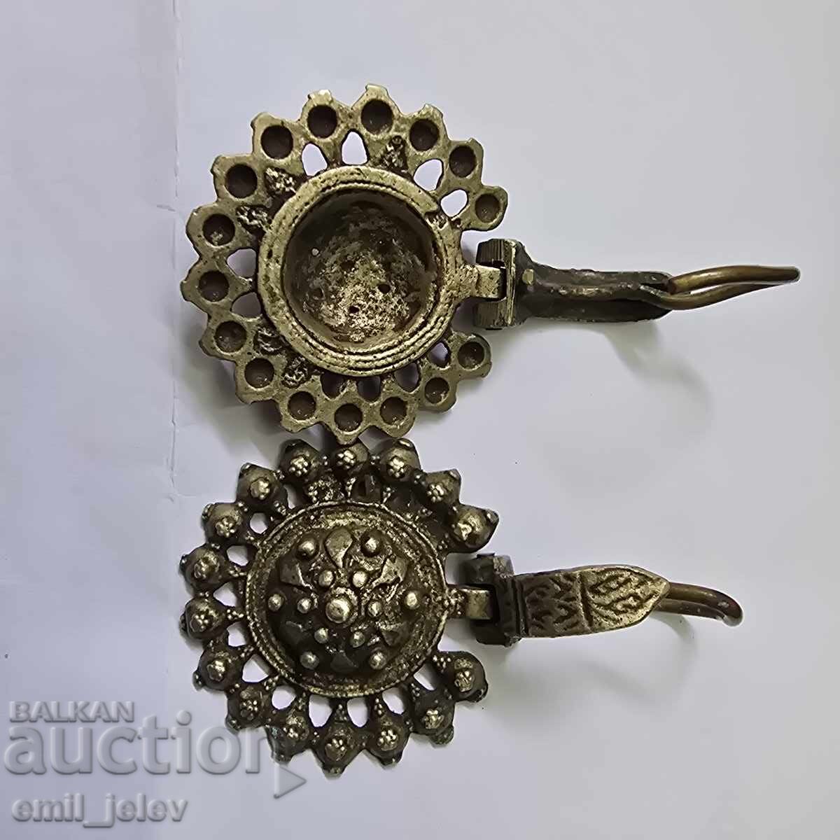 Женски накит-Възрожденски чифт обици,арпалии - 5